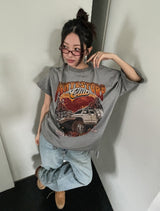 ソルテッド トラック ヴィンテージ オーバー半袖Tシャツ