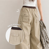 Banding Back Pocket Twill Pants (3 colors)
