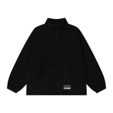 Fleece classic pullover (black)