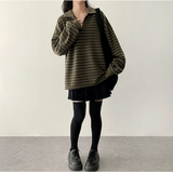Momo Dangala Loose Fit Collar Sweatshirt