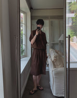 Solar Pleated Half Shirt