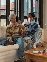 Bottie Angora Stripe Cardigan