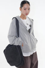 Ready crop zip-up hoodie