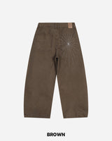Spark Embroidery Dyed Pants