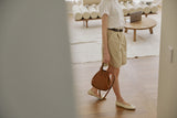 HANDLE BAG LIZZARD BROWN