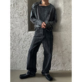 [UNISEX] Grunge dyeing snap sleeves (2color)