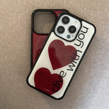 epoxy dive with you lettering case red