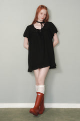 Cotton Cloud Dress [Black]