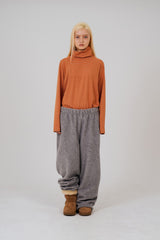 COLOR POP TURTLENECK T-SHIRTS - ORANGE