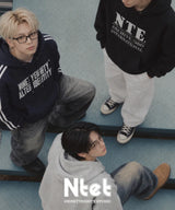NTE mini monogram 2-way zip-up (4color)