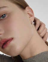 25FW★ エッセンスシルバー(W)モイサナイトフレッシュウォーターパールピアス5mm