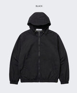Crop Banding Light Windbreaker Black