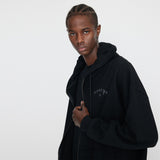 Into The Wild Snake Hoodie Zip Up Black
