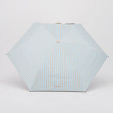 [UV 99.% カット]kenopi Sunshine Farmhouse 3-Folding Parasol - Vintage Blue Stripe