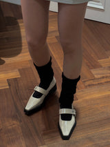 Higher Strap Buckle Loafer black