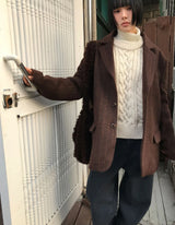 ピンストライプヘアージャケット