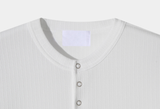 Look Lachief Standard Henry Neck Ribbed Short Sleeve