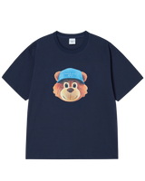25FW 3D ACベアフェイスショートスリーブTシャツ ダークネイビー
