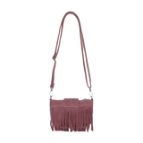 TASSEL SUEDE RIBBON CROSS BAG