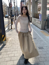 LACE KNIT LONG SLEEVE (2C)