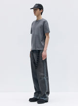 26SS★ STRIPE LAYERED HALF T