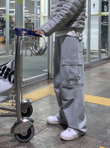 ネードワンミルウェアワイドカーゴトレーニングパンツ