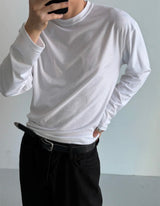 Basic crop long sleeves(4color)