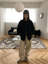 Urban cotton blouson jacket(2color)