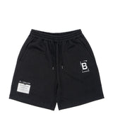 BBD ヴィンテージクラッシュ スウェットショーツ (Black)