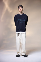 MUDDY KNIT CREWNECK NAVY