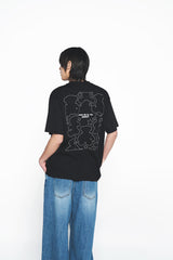 25SS デストロイデニムバドパンツ ブルー