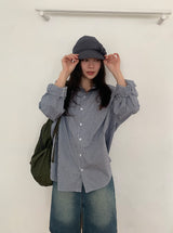Yanpo Over Check Shirt