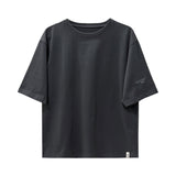 ジェンダーレス ㅁ Tシャツ - チャコール