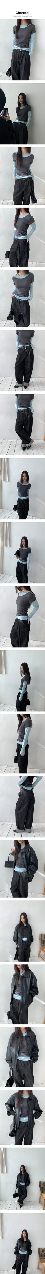 Tencel layered long sleeves(4color)