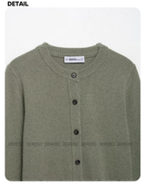 Steady Round Long Sleeve Knit Cardigan