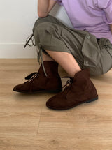 Elise Nylon Wide Capri Bermuda Pants
