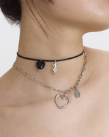 [Porter] Loveseal hearting necklace