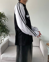 Print Raglan Track Long Sleeve