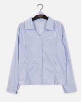 Tipe Geek-chic Prepee Stripe Tie Set Shirt