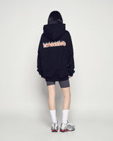 25FW ADLV FIREWORKS LOGO HOODIE BLACK