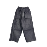 non-faded front pocket balloon pants