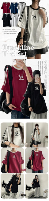 Modine Slant Nagran Butterfly Trackline Short Sleeve T-Shirt