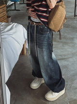 Zed Cat Balloon Denim Pants