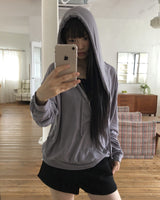 Milkong Hooded Long Sleeve T-Shirt