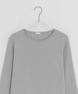 ヒップン ラウンド クロップ ロングスリーブ Tシャツ