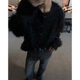 [F/W]ウールヘアリーアンゴラファーカーディガン(3color)