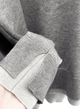 (unisex) Duvel Color Matching Layered V-Neck Knit