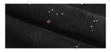 Embo bead wide banding casual pants
