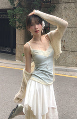[♡MADE♡] 98 bebe lace sleeveless top ♥ 