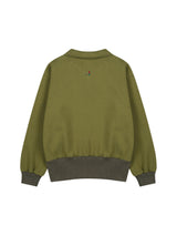26ss Half zipup logo embroidery knttied sweatshirts 2color